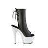 Pleaser - ADORE1018LG Bottes de plateforme, Pole dance chaussures - Noir/Couleur argent Product image
